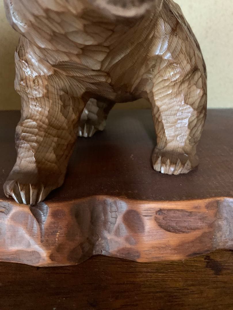 現代の名工　平塚賢智　　木彫り熊