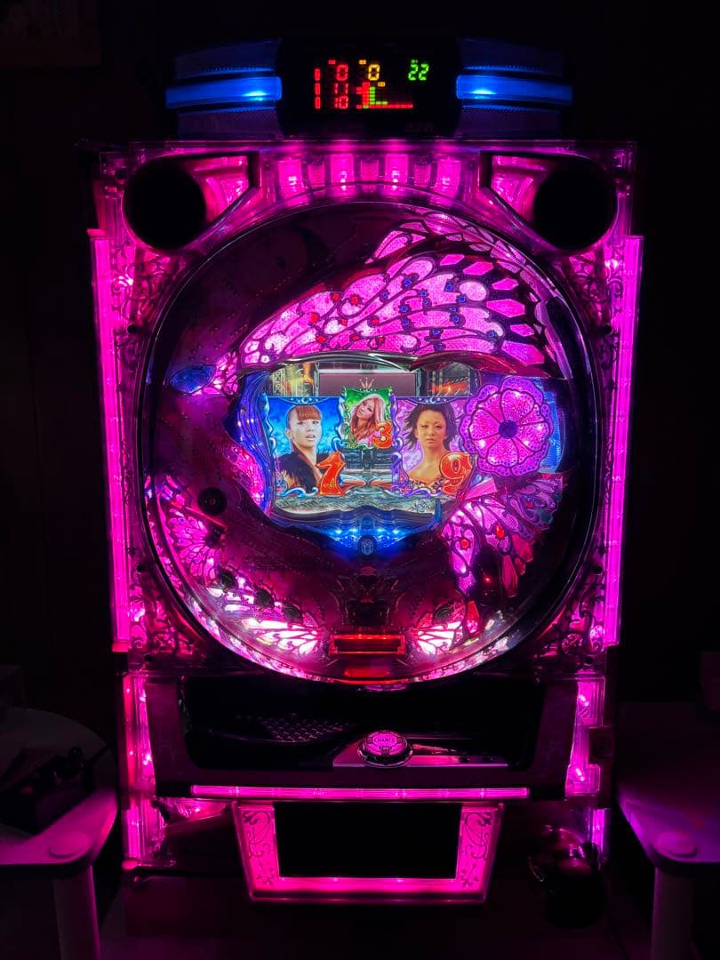 循環加工&オート機能　カウンター付　パチンコ実機＊家庭用　倖田來未2 II 美品