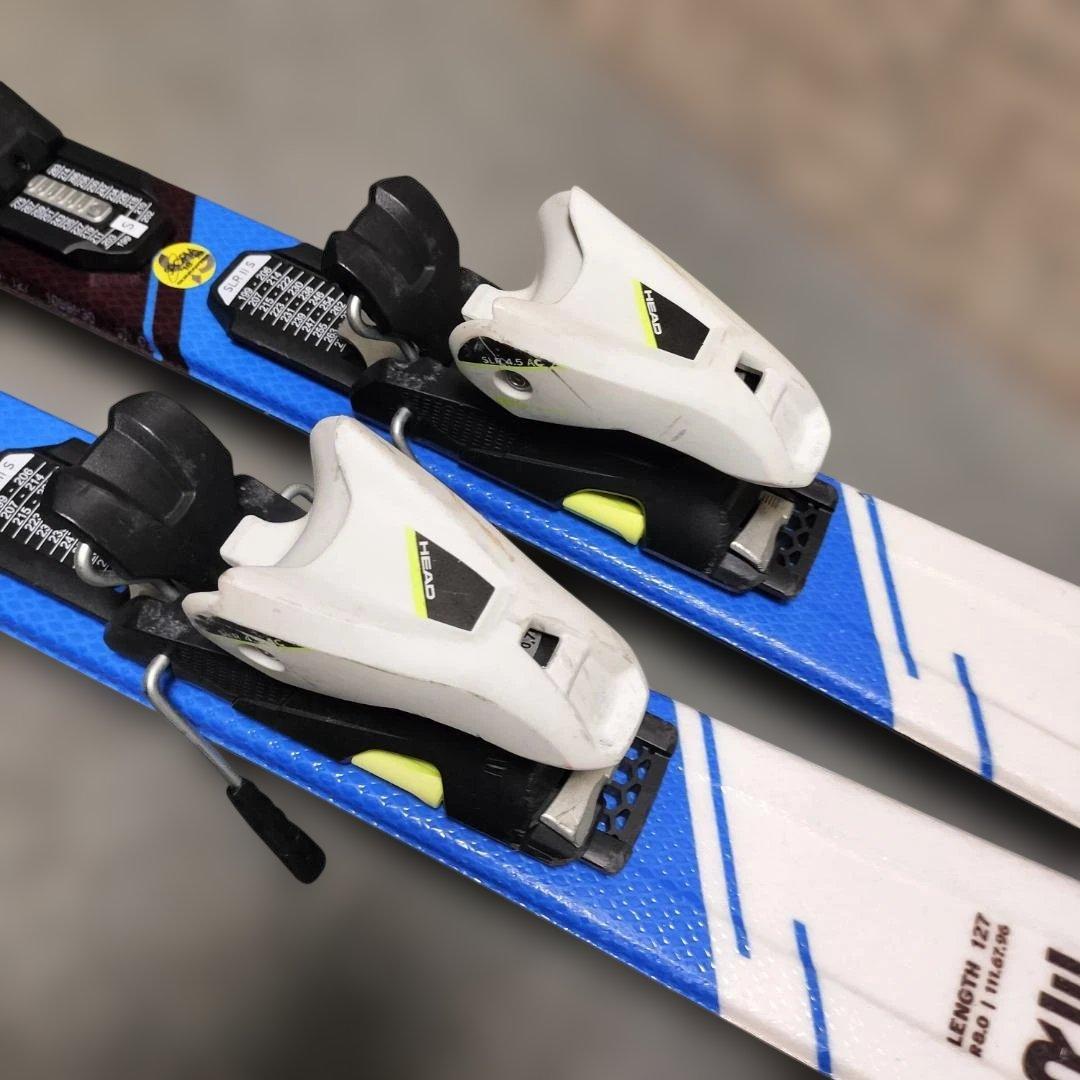 【人気モデル】HEAD ジュニア スキーセット 127cm ポール付き