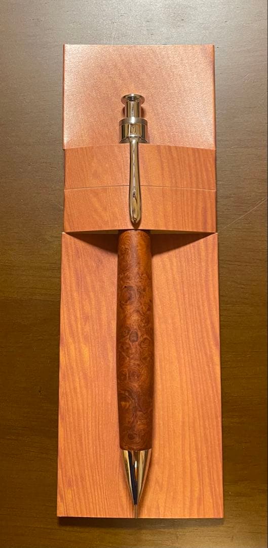 工房楔　花梨こぶ杢　0.5mmシャープペンシル