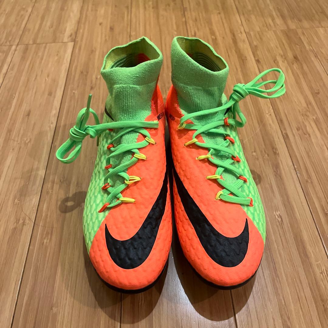 Nike Mercurial サッカーシューズ オレンジ/グリーン　セール中