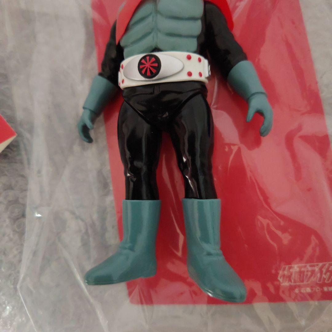 東映レトロソフビコレクション　仮面ライダー旧1号　面取れ