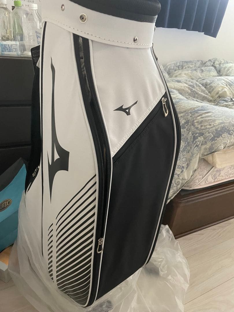 Mizuno ゴルフバッグ ホワイト ブラック