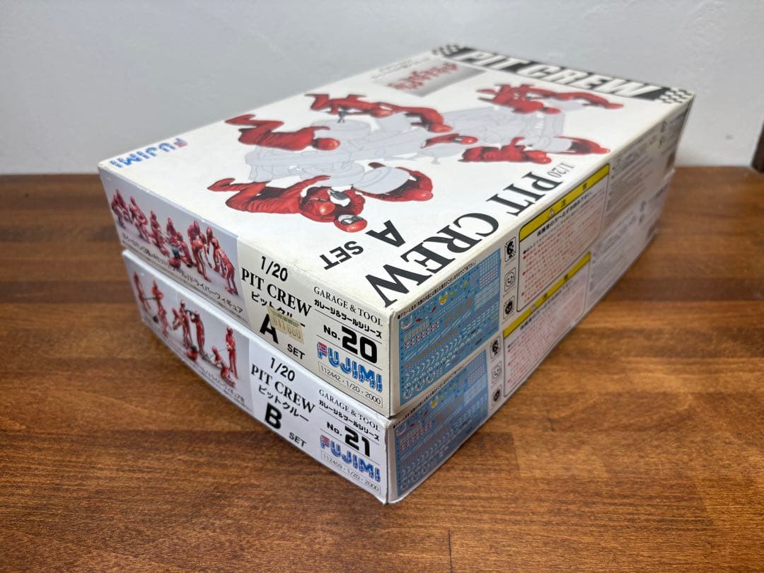 フジミ模型 1/20 ピットクルー Aセット&Bセット 2点セット 未使用