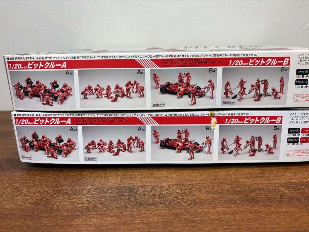 フジミ模型 1/20 ピットクルー Aセット&Bセット 2点セット 未使用