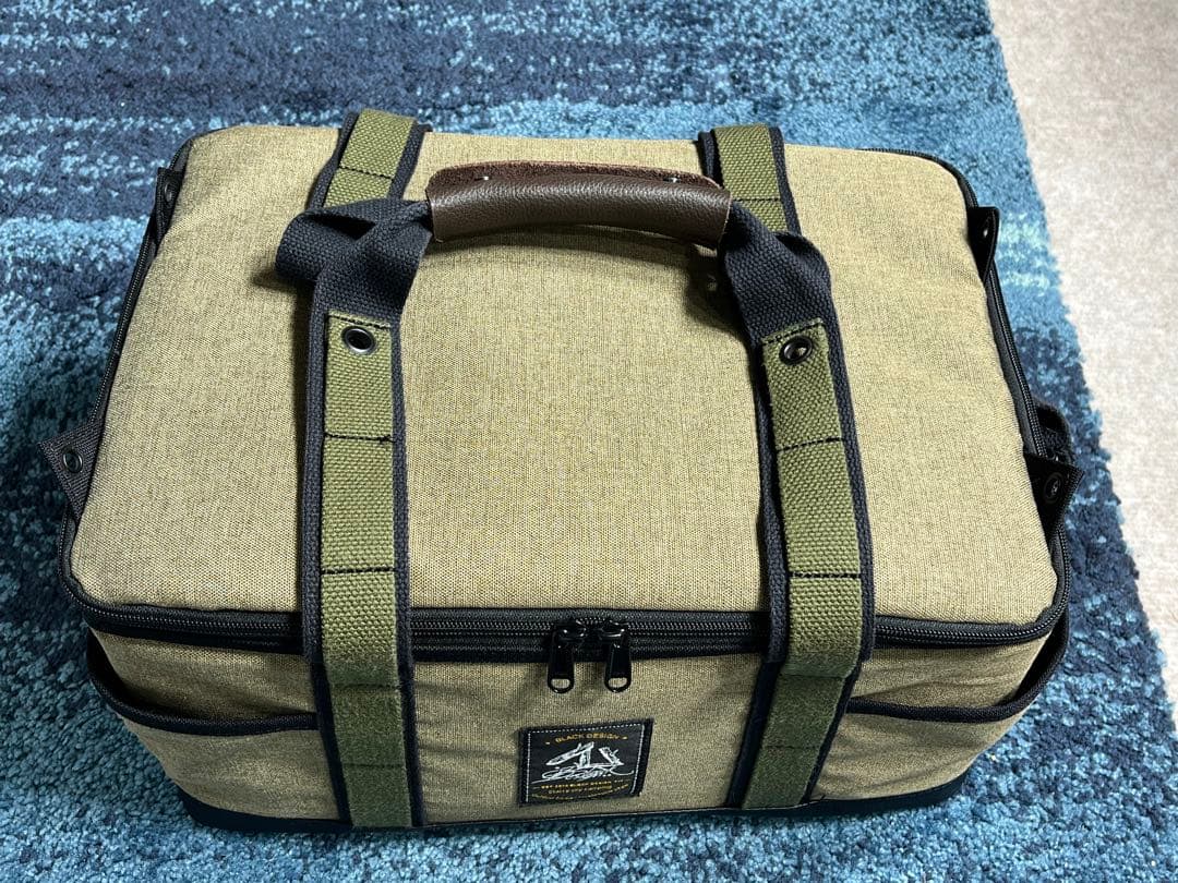 ブラックデザイン　アイアンプレート&ストレージバッグ　セット