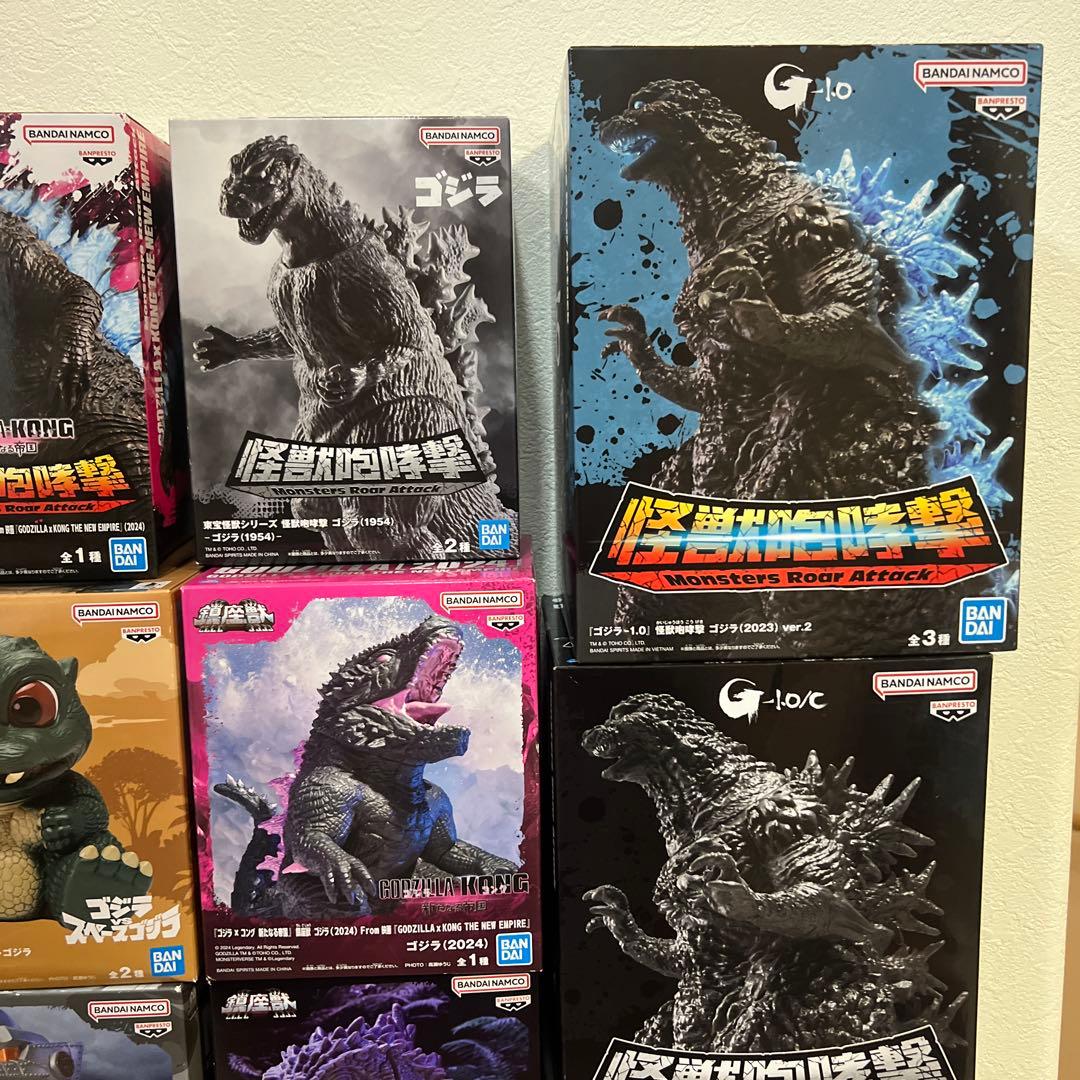 新品未開封　ゴジラ　フィギュア　15点まとめ売り　鎮座獣など