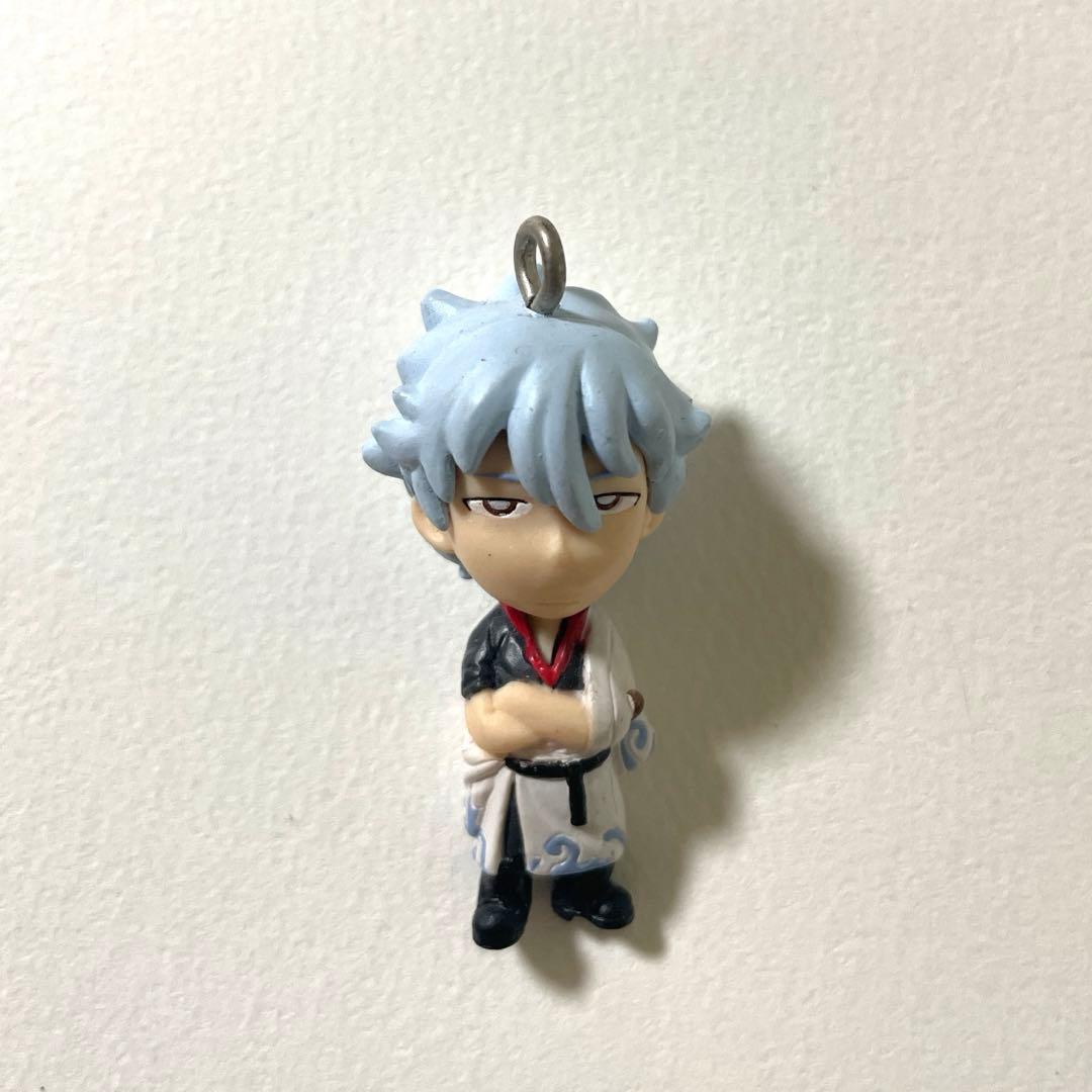 【匿名配送】【レア】銀魂　チャームセット　銀時　神楽　桂　エリザベス　さっちゃん