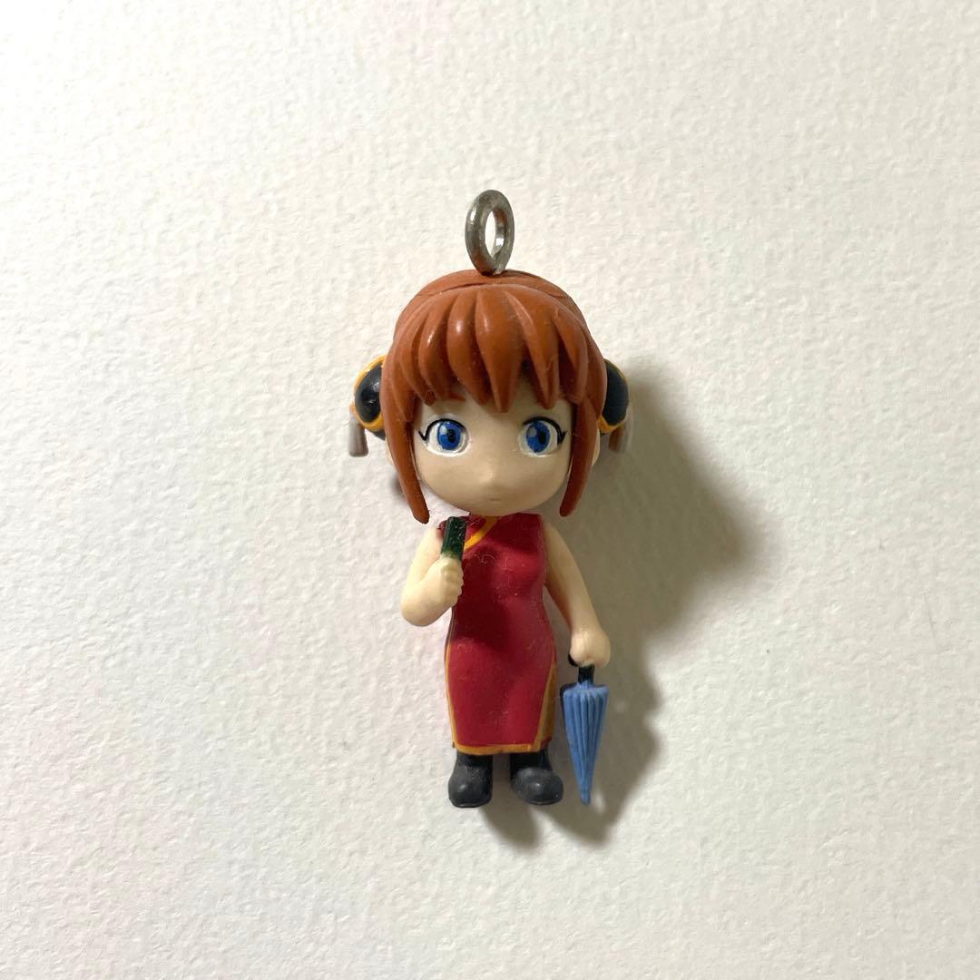 【匿名配送】【レア】銀魂　チャームセット　銀時　神楽　桂　エリザベス　さっちゃん