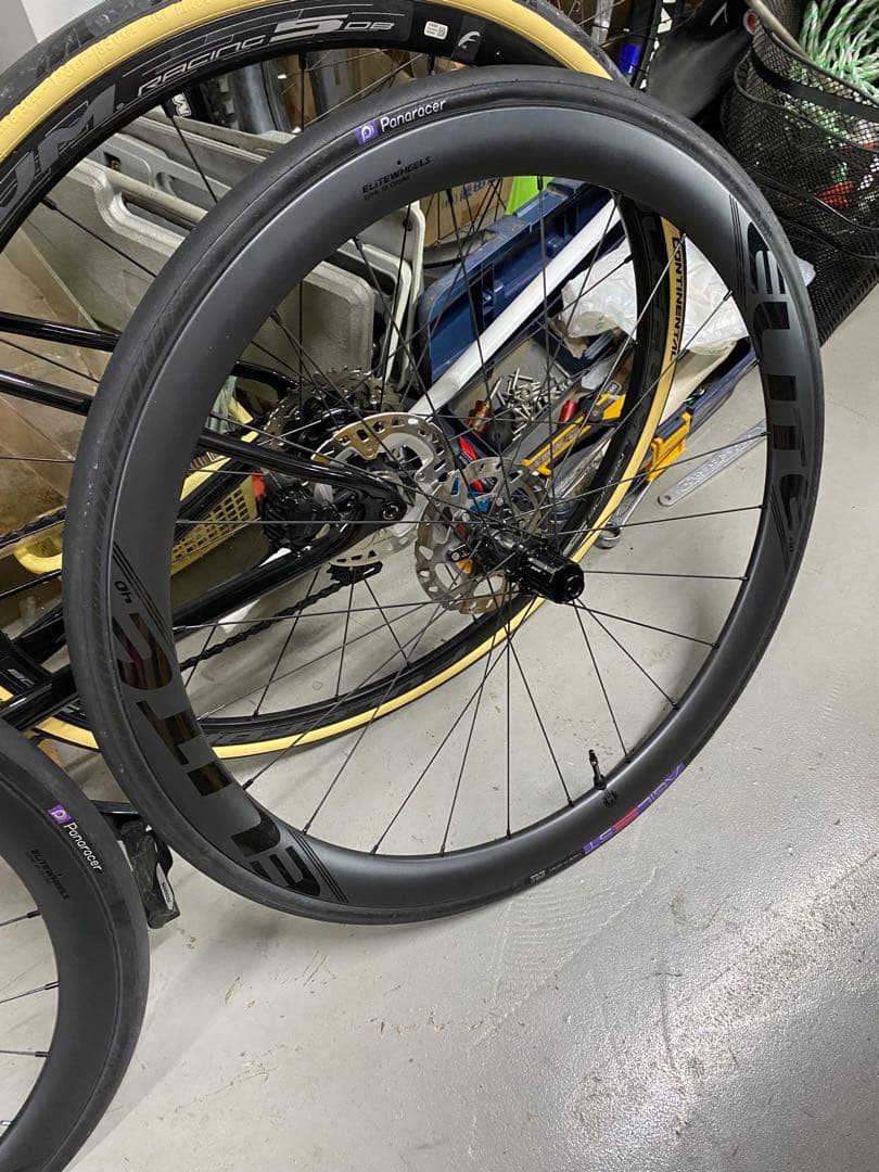 美品ELITE DISCホイール　セラミックベアリング