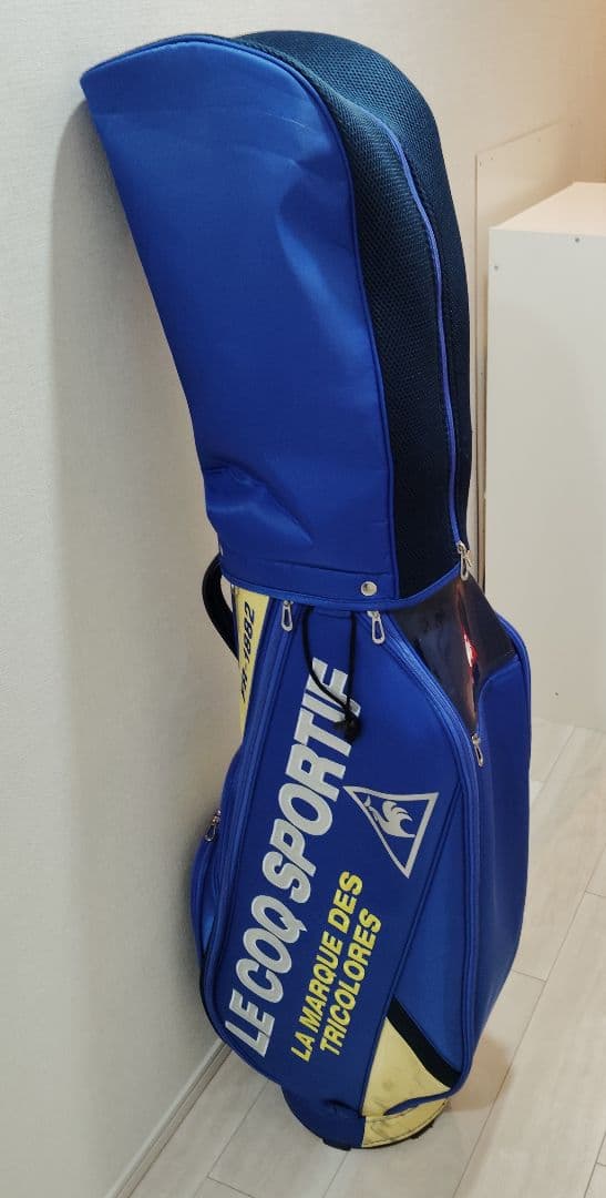 ルコックスポルティフ キャディバッグ QQBPJJ08 BL ブルー/イエロー