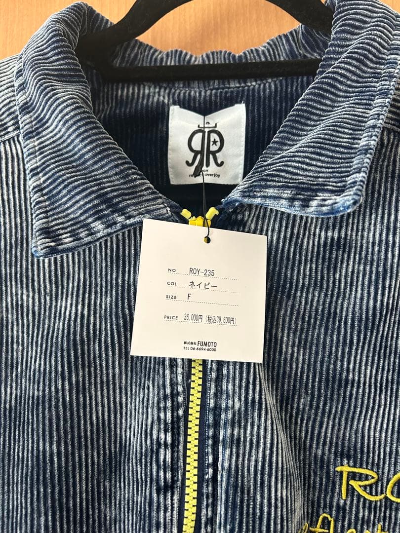 ROY reflect overjoy コーデュロイジャケット ネイビー