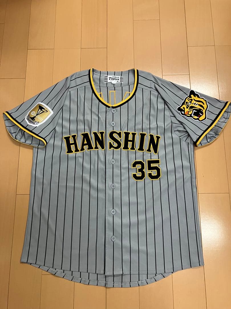 才木浩人　ユニフォーム　阪神タイガース　チャンピオンエンブレム　ワッペン