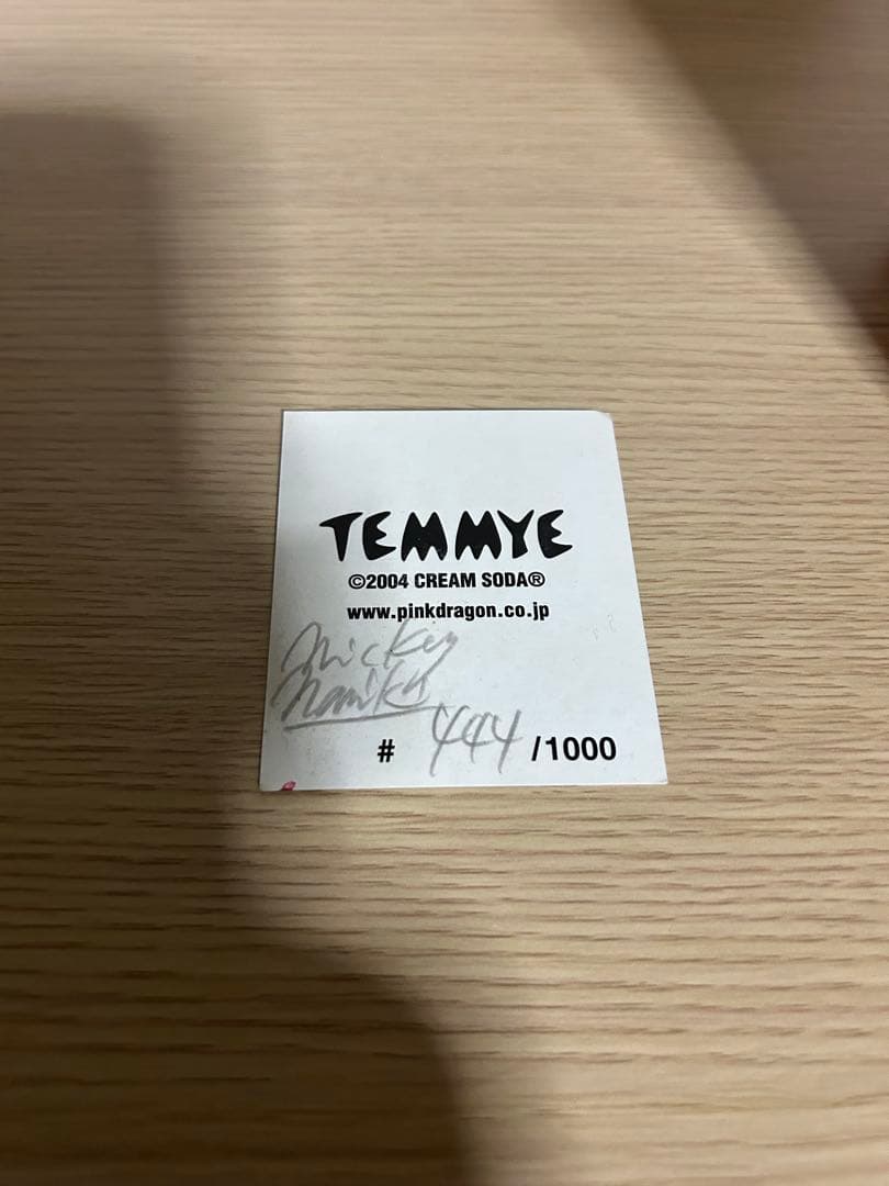 CREAMSODA★Temmye★ボビングヘッドフィギュア★新品★1stレッド