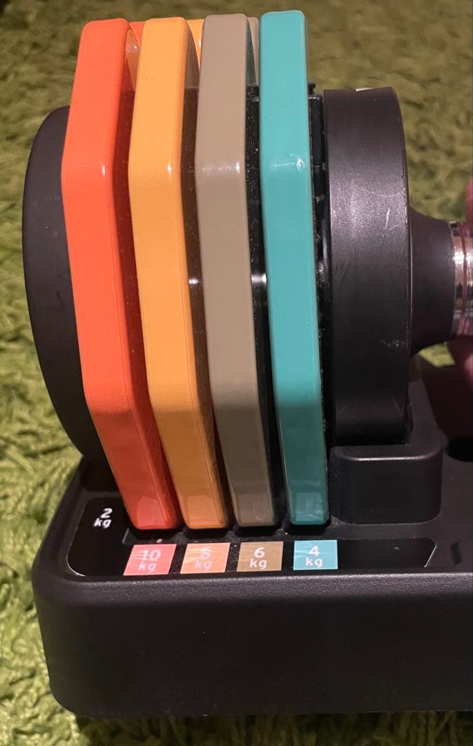 PYES PEAK 可変式ダンベル 10kg×2個セット