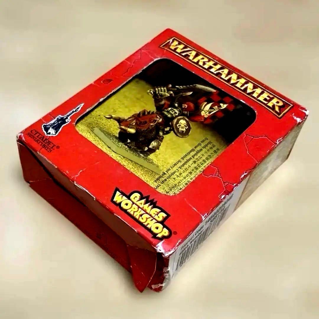 ゲームズワークショップ、メタル製、ウォーハンマー【オーク.ウォーロード】