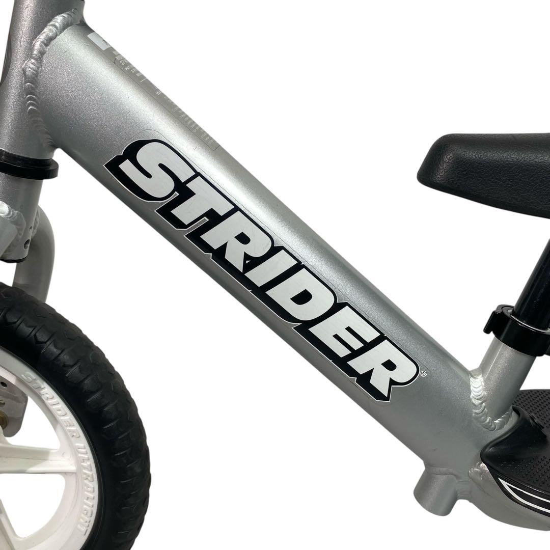 【動作良好】STRIDER PROバランスバイク 12インチ シルバー