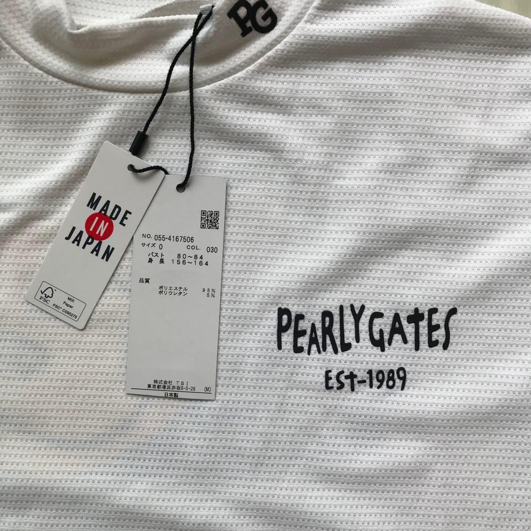 新品　PEARLY GATES サイズ０　トップス　ニコちゃん