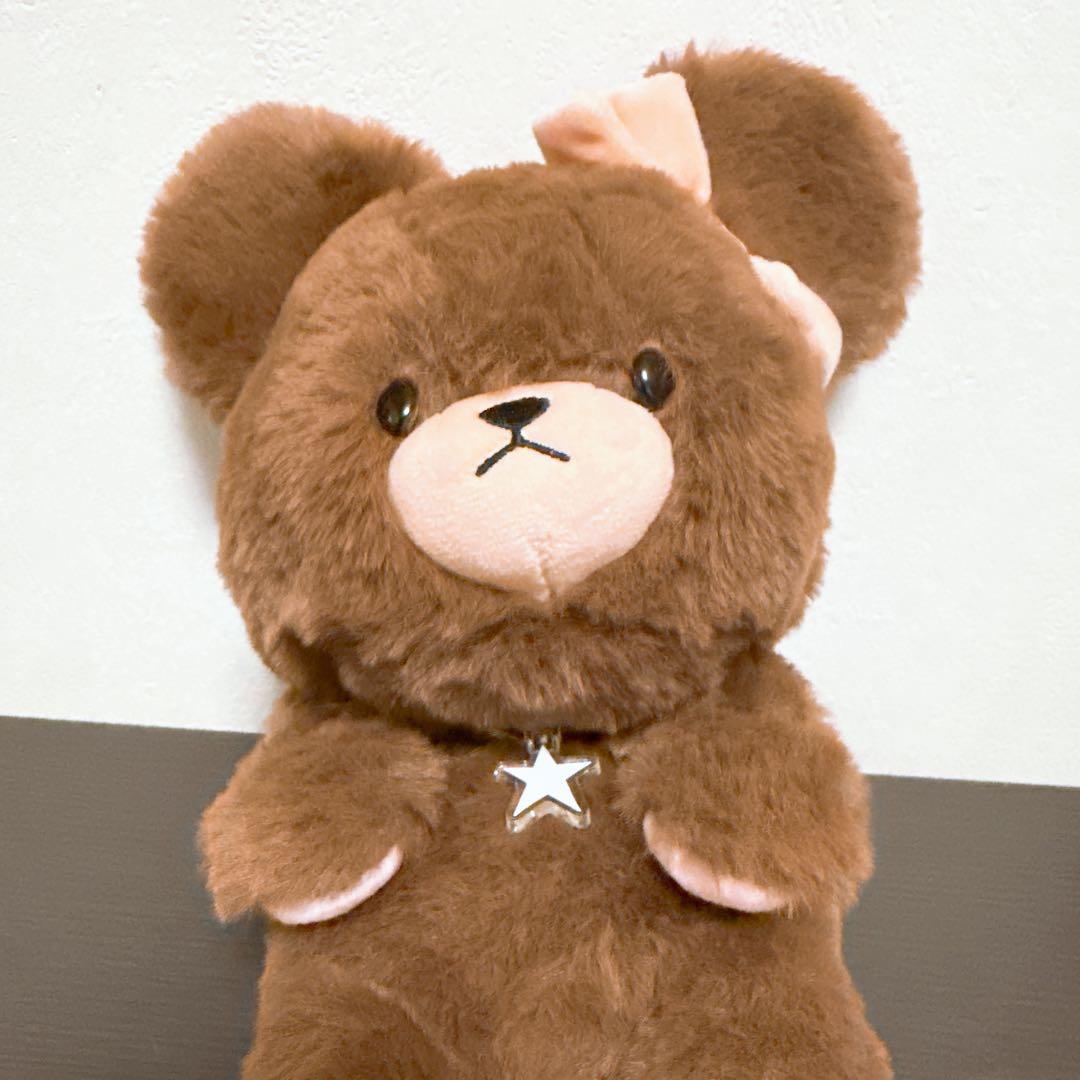 くまのがっこう　ぬいぐるみ　刺繍　ブローチ　ふんばるず　ストライプ　ジャッキー