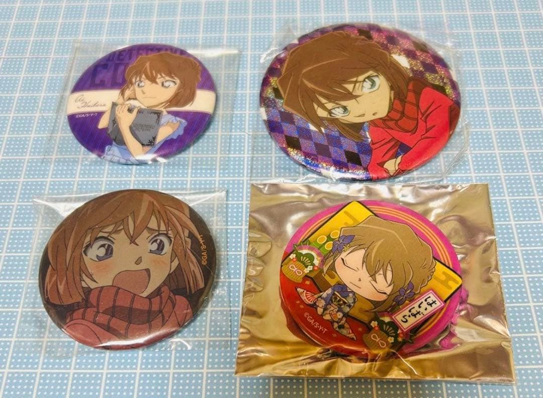 名探偵コナン 読書 缶バッジ 灰原