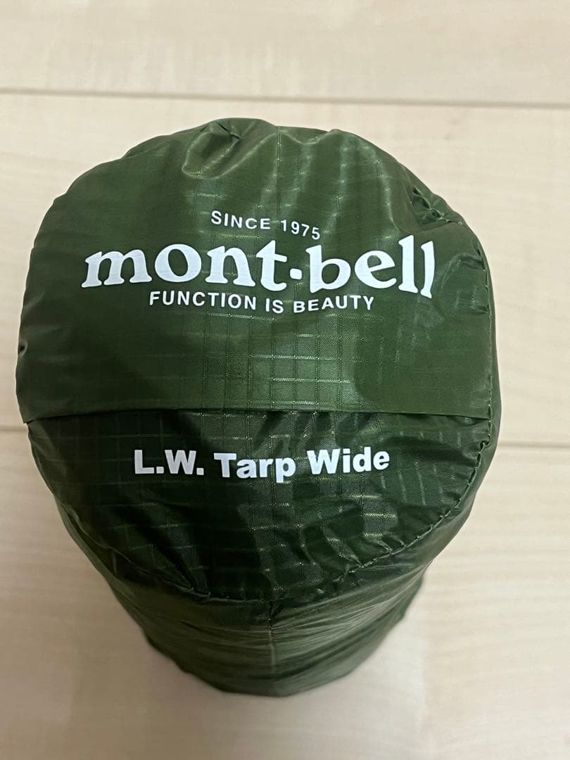 モンベル L.W. タープ ワイド グリーン 未使用 mont-bell