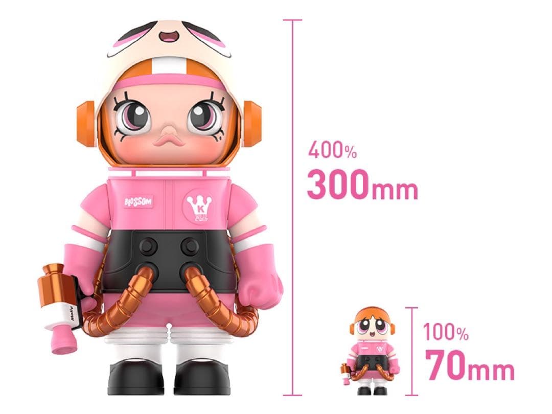 ぬいぐるみ MEGA SPACE MOLLY 400%100% THE POWERPUFF