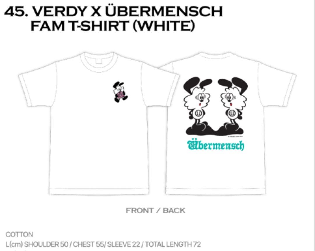 VERDY G-DRAGON Tシャツ ジヨン 大阪限定 L ステッカー付