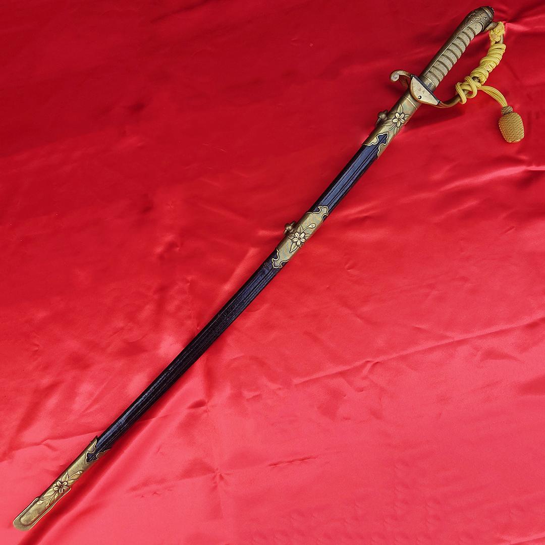 日本軍 海軍 士官用 指揮刀 儀礼刀 刻印 水交社 壽屋商店 当時物 模造刀