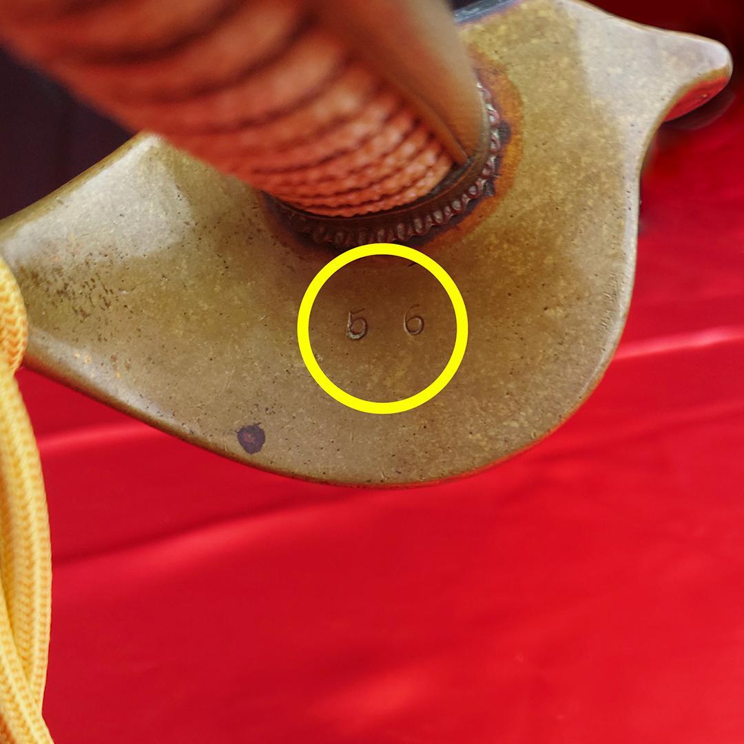 日本軍 海軍 士官用 指揮刀 儀礼刀 刻印 水交社 壽屋商店 当時物 模造刀