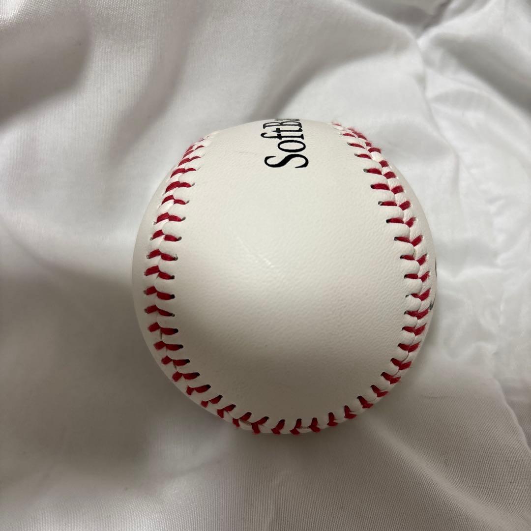 ソフトバンクホークス 今宮健太直筆サインボール＆ステッカーセット