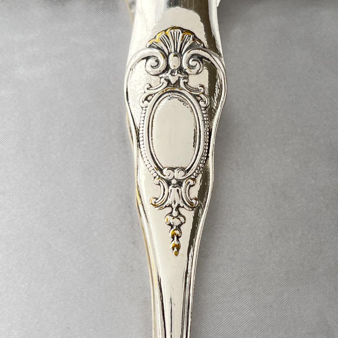 【仏蘭西】ライオン脚のトング【シルバープレート】 16cm