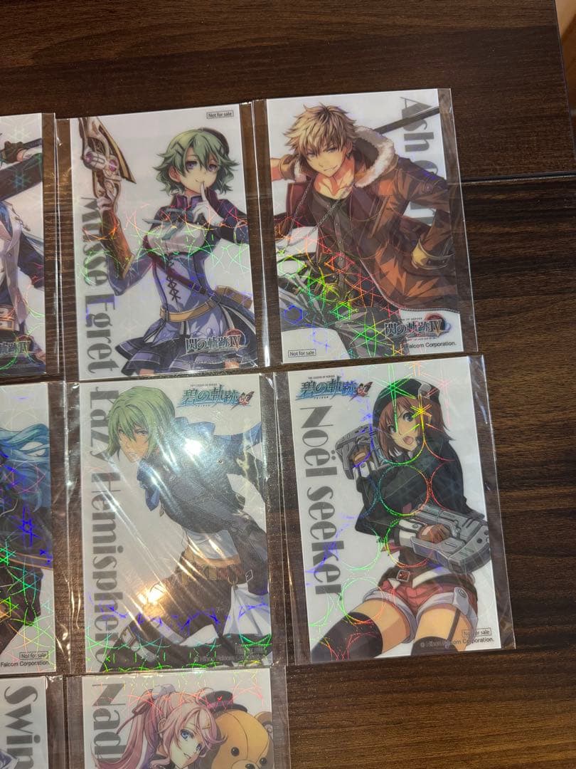 16種フルコンプ　軌跡シリーズ カットインホログラムカード　リィン アルティナ