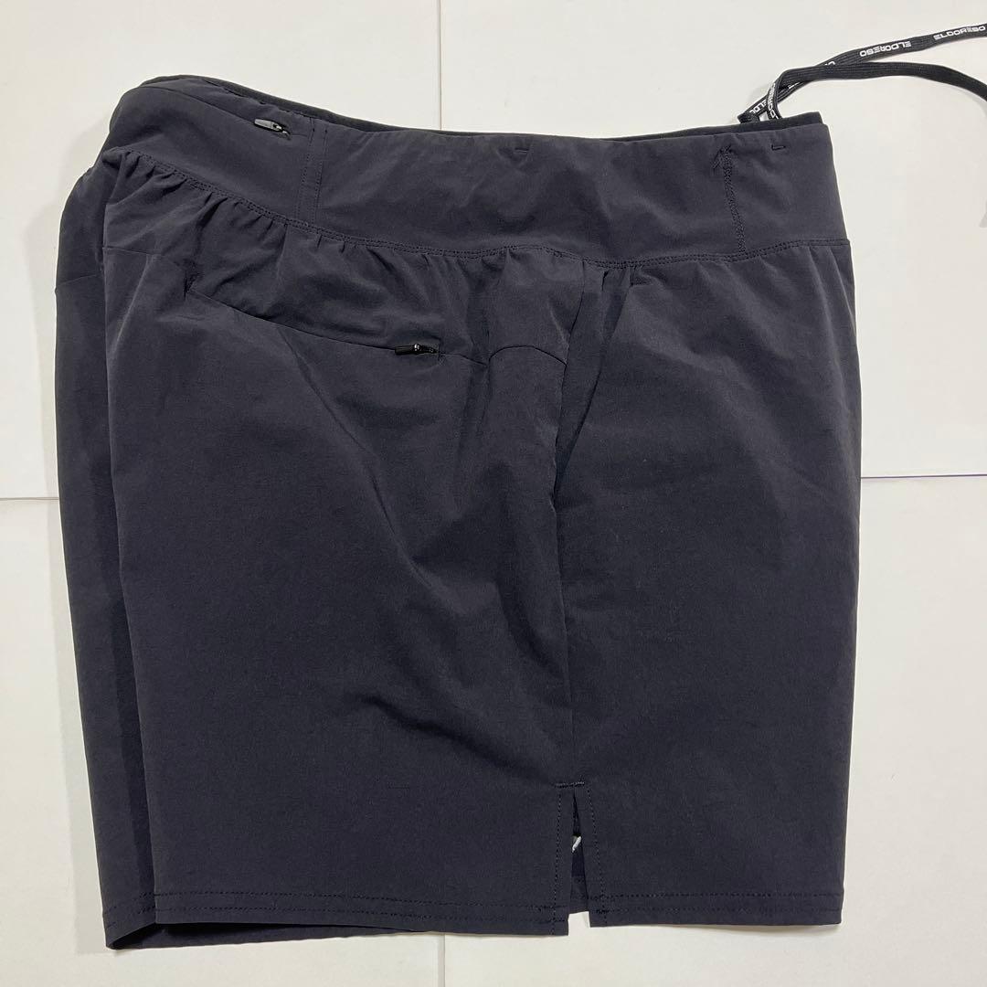 ELDORESO エルドレッソ ランニングパンツ ハーフパンツ 黒 Lサイズ