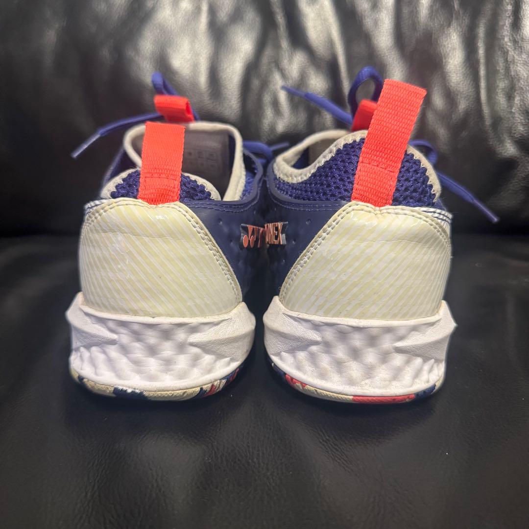 【美品】YONEX メンズ テニスシューズ 26cm ブルー ヨネックス