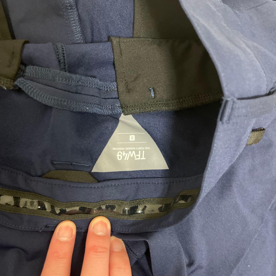 TFW49 ストレッチパンツ 2本セット 黒 紺　サイズS