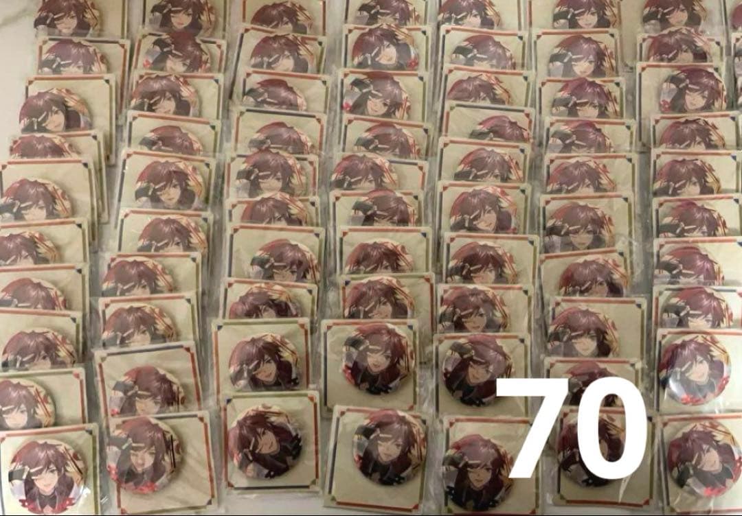 にじさんじ　エデン組2.5周年　箔押し缶バッジ　ローレン・イロアス　70個セット