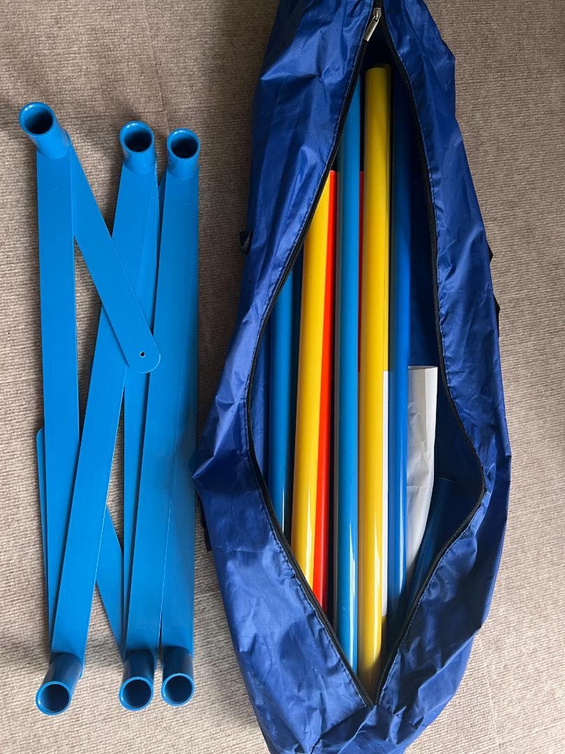 【JKC公認訓練士 推奨】犬用 アジリティ スラローム＋ハードル2セット