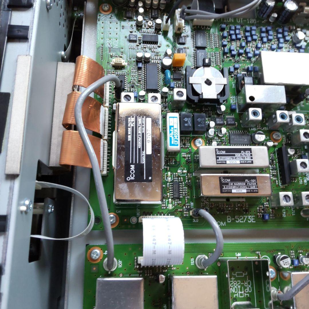 アイコム IC-R75 DSPユニット CW フィルターSSBフィルター装着済