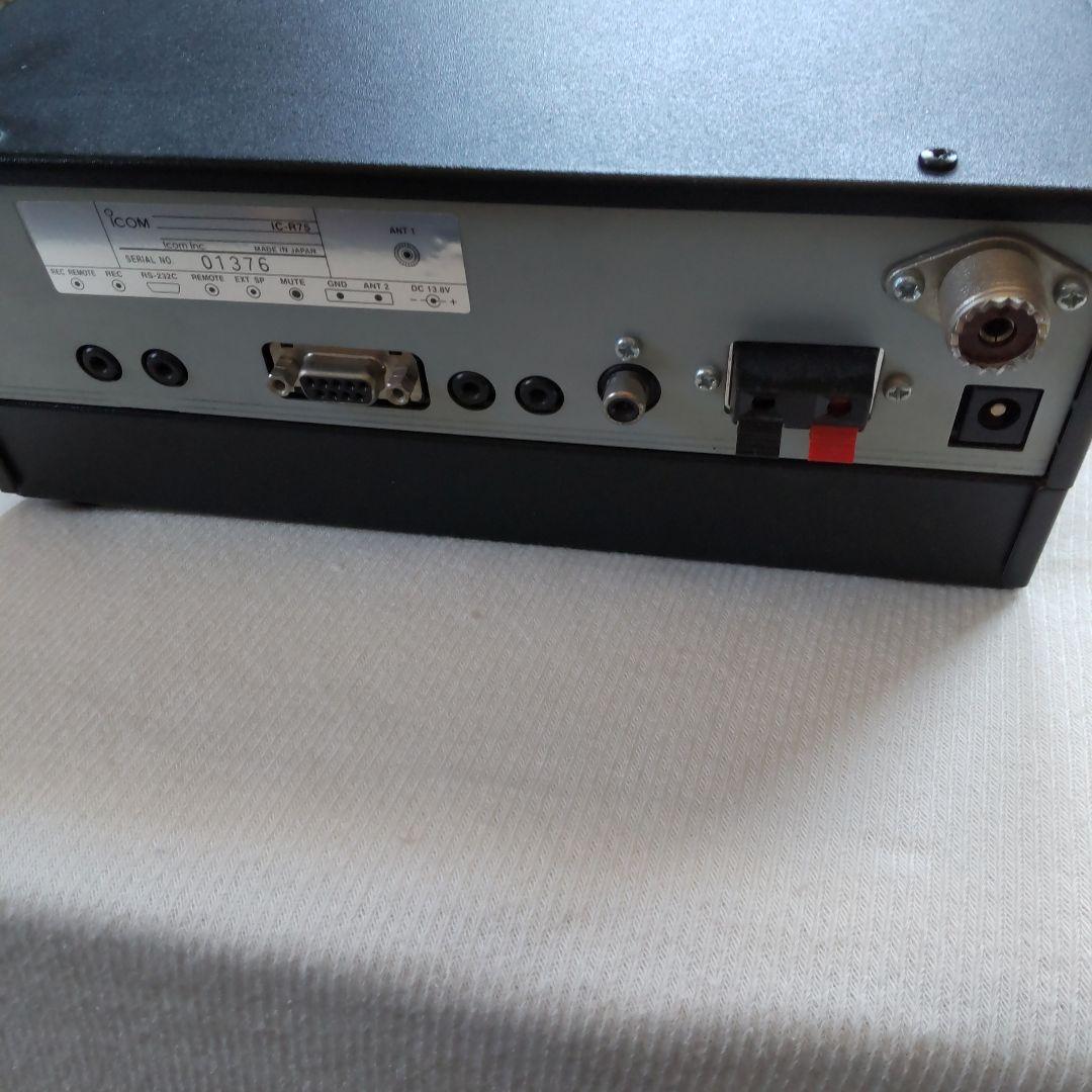 アイコム IC-R75 DSPユニット CW フィルターSSBフィルター装着済