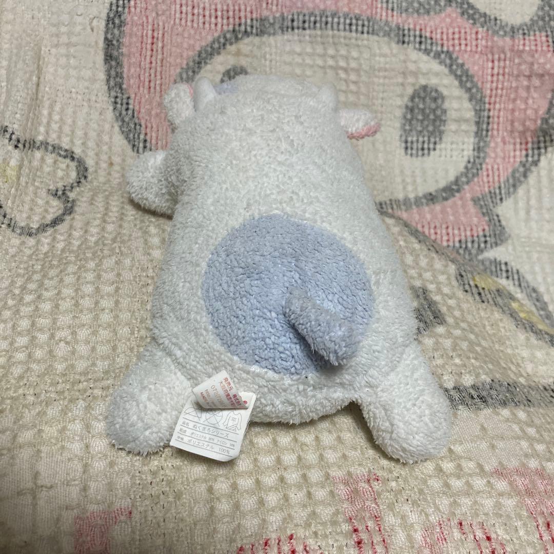 フリッカまつもと　ぬくまろシリーズ　ウシ　ぬいぐるみ　中古品