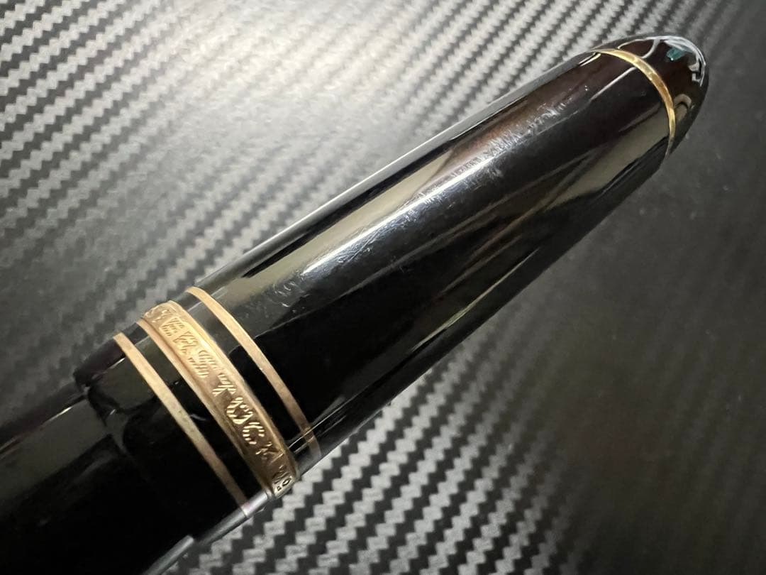 極美品 モンブラン 149 18C 3帯 万年筆 EF 極細字