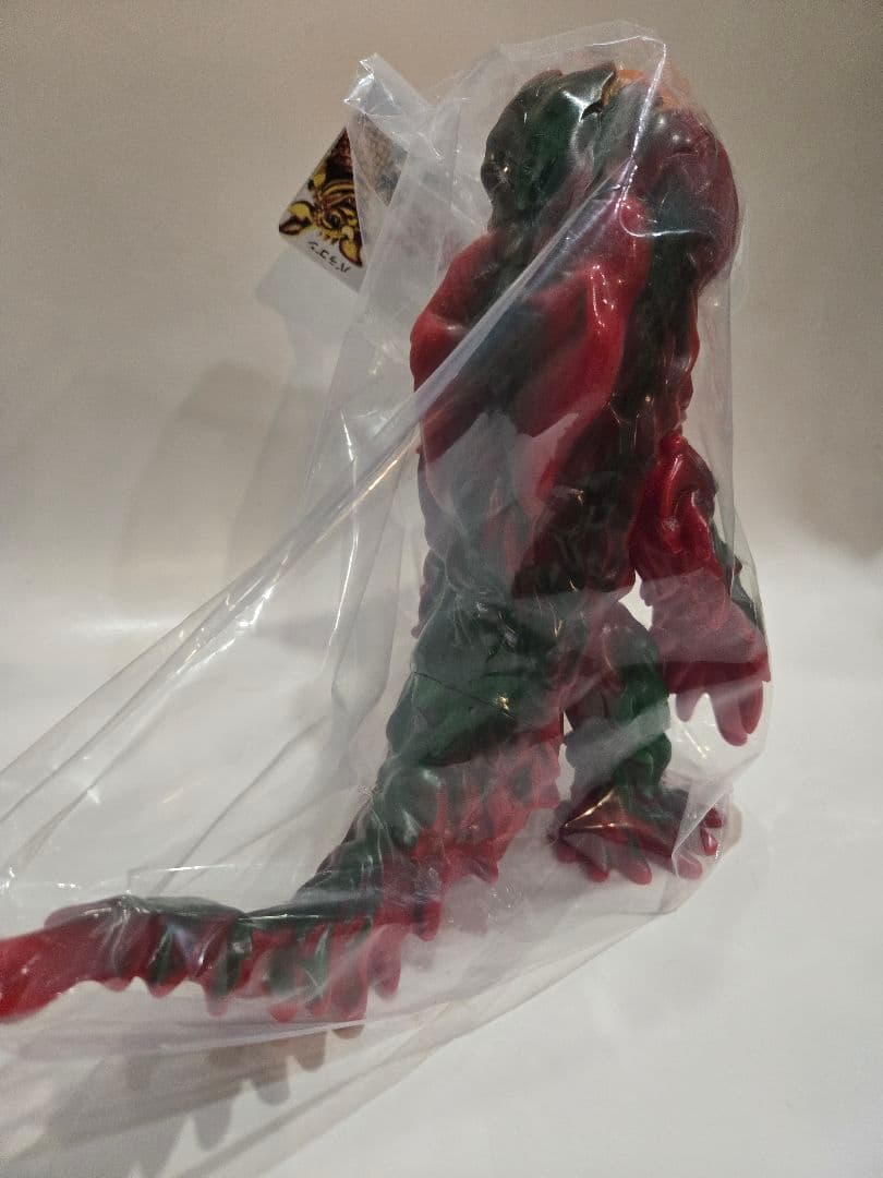 マルサン 350 ヘドラ　レッド成型　B-Type　スタンダードサイズ　ソフビ