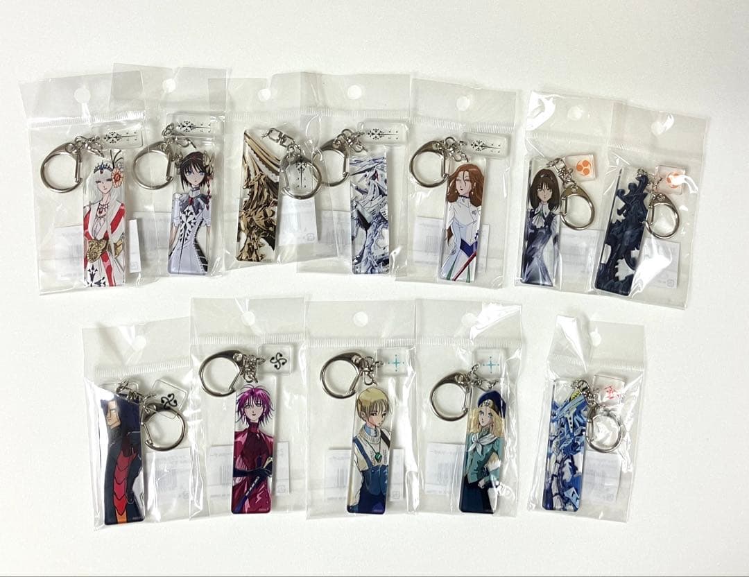 キーホルダー 全12種類セット 永野護デザイン展 ファイブスター物語 FSS