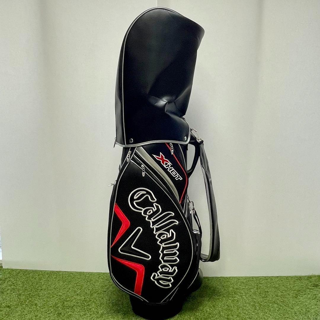新品 キャロウェイ XHOT キャディバッグ 黒色 ブラック Callaway