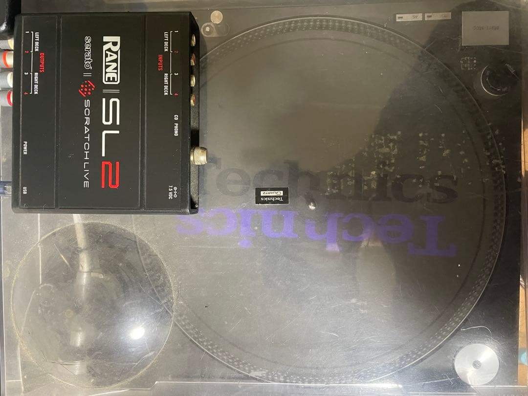 Technicsターンテーブル　Vestax ミキサー　SL2 DJセット