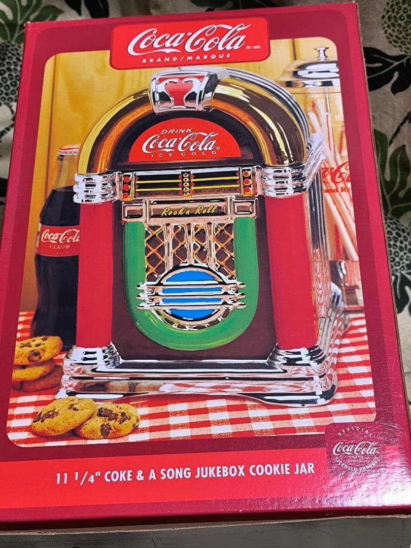 コカ・コーラ ジュークボックス 陶器クッキージャー