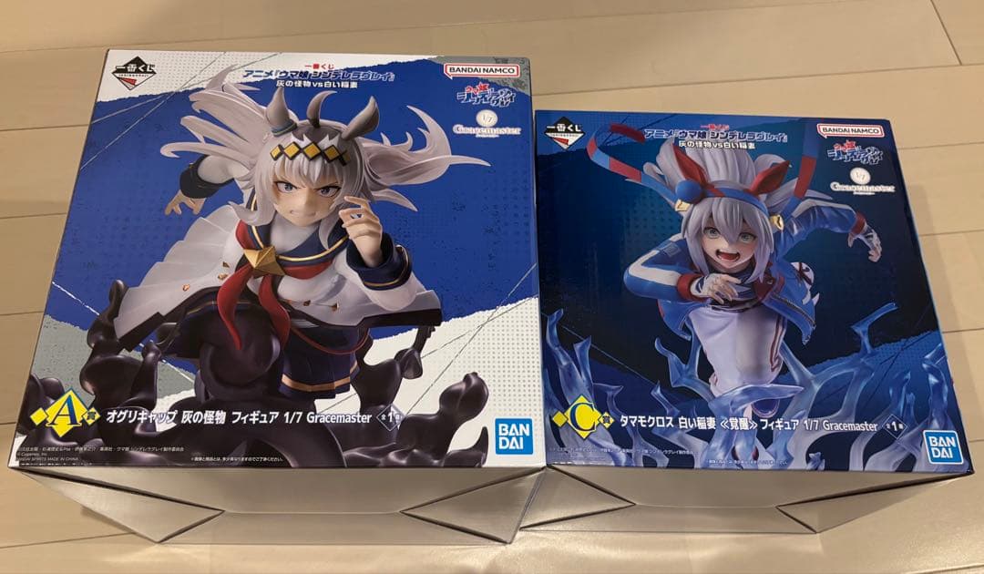 新品 一番くじ A C賞 オグリキャップ タマモクロス フィギュア