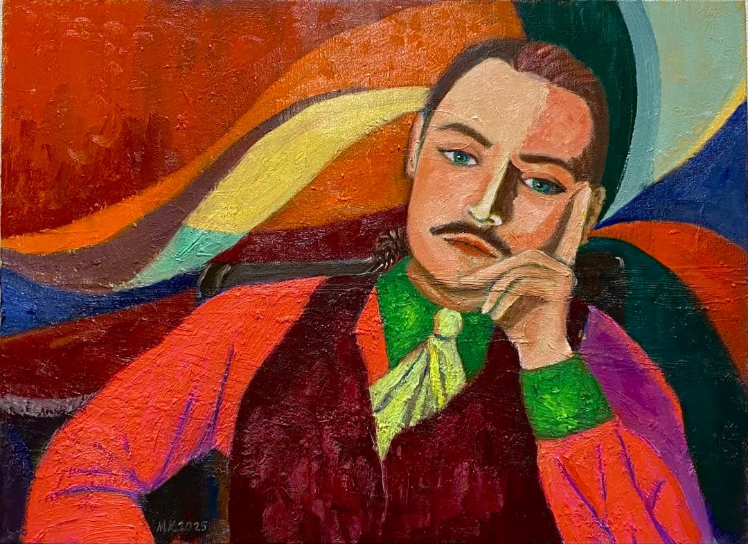 若き日のヴィトー・コルレオーネ P8 油彩画 人物画 絵画 アート