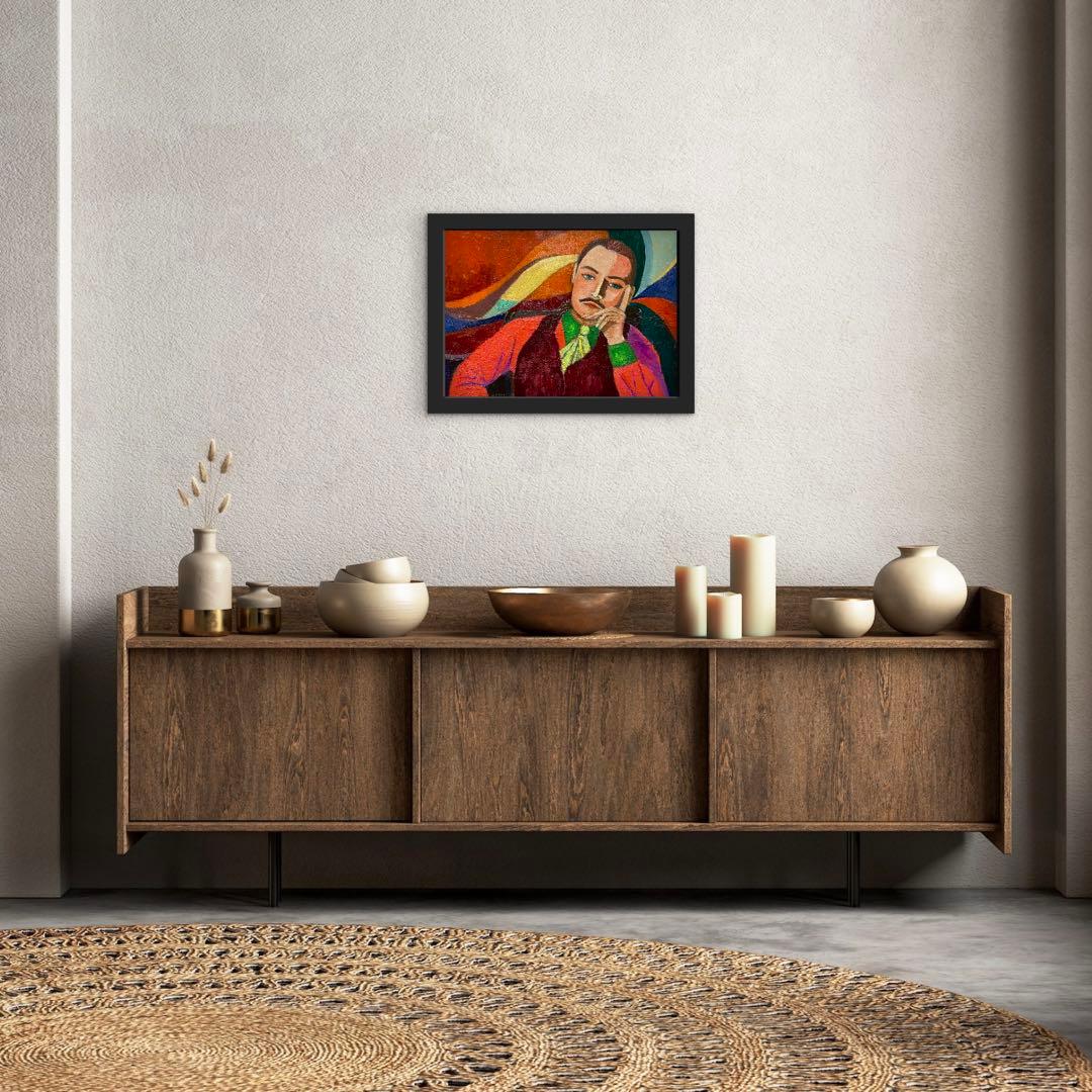 若き日のヴィトー・コルレオーネ P8 油彩画 人物画 絵画 アート