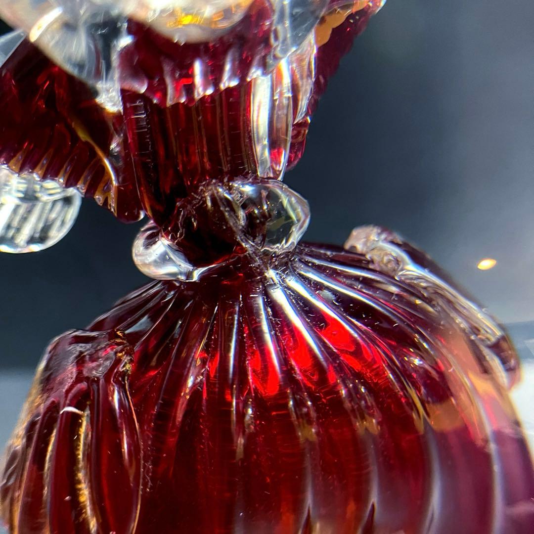 ムラーノ　ベネチアングラスの貴婦人人形置物